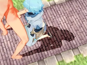 原神耽美-公子x重云激烈性爱-伪娘变装日本亚洲动漫游戏色情男同 hot nude asian gay sex videos