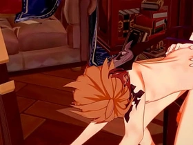 原神BL-钟离x达达利亚口交和被操-伪娘变装日本亚洲漫画动漫游戏色情男同 asian gay seducing sex videos