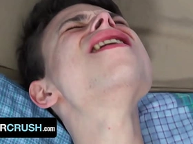 瘦弱少年奥斯汀·桑德斯被继兄无套内射 - BrotherCrush asian gay sex videos #1