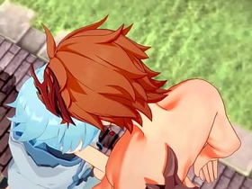 原神耽美-达达利亚x重云口交和肛内射-伪娘cos日本亚洲漫画动漫游戏色情同性 xxx sexi asian hot gay sex videos