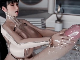 肥臀Ana肛交她的变性继女，Eve打飞机并把精液射满她的西装 gay asian latest sex videos