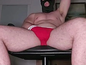 PhantomGentX穿红色Calvin Klein内裤 throne load!肌肉猛男撸出超硬巨量精液 asian new viral gay sex videos